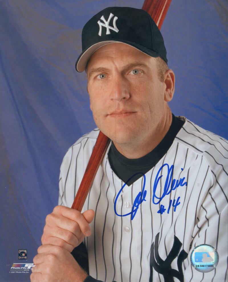 JOE OLIVER NEW YORK YANKEES  SIGNED AUTOGRAPHED  8X10 PHOTO W/ COA