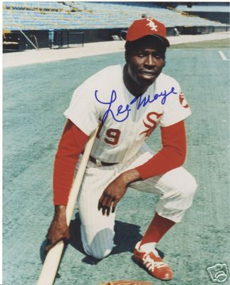 LEE MAYE CHICAGO WHITE SOX SIGNED 8X10 PHOTO W/COA