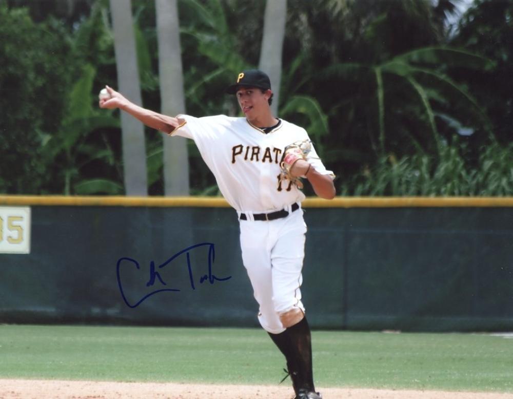 COLE TUCKER  PITTSBURGH PIRATES SIGNED 8X10 PHOTO W/COA
