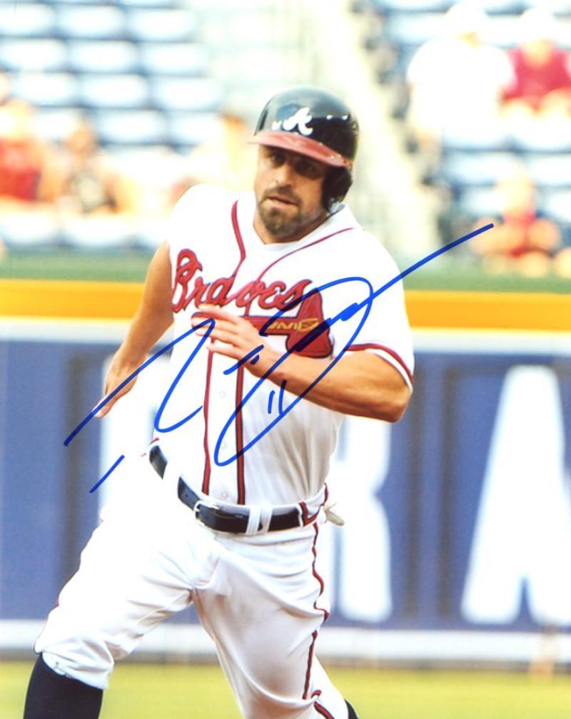 REED JOHNSON ATLANTA BRAVES SIGNED AUTOGRAPHED 8X10 PHOTO W/COA