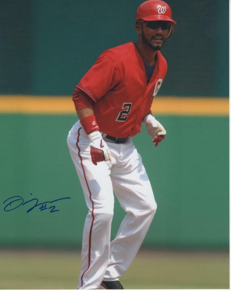 DAMIAN JACKSON WASHINGTON NATIONALS SIGNED AUTOGRAPHED 8X10 W/ COA