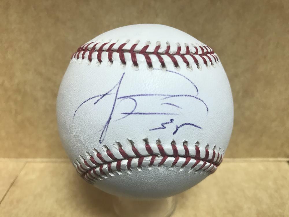 JOEL PINIERO RED SOX/ANGELS/CARDINALS SIGNED AUTOGRAPHED M.L. BASEBALL W/ COA