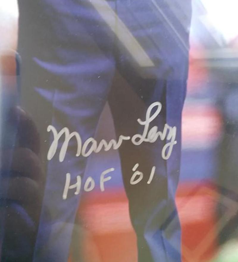 MARV LEVY BUFFALO BILLS COACH HOF 01 SIGNED AUTOGRAPH 11X14 PHOTO BECKETT D27010