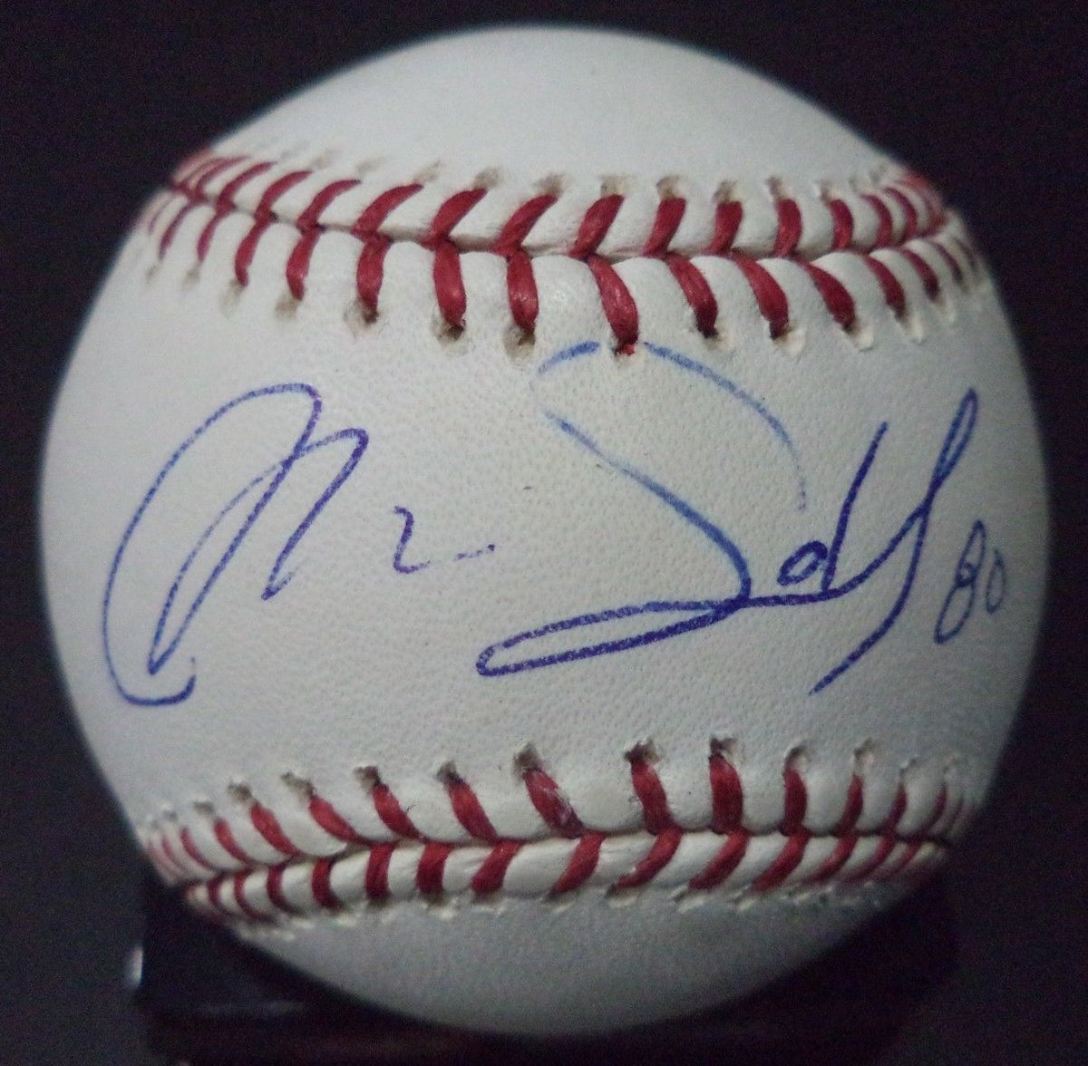 MARINO SALAS PITTSBURGH PIRATES SIGNED AUTOGRAPHED ROMLB BASEBALL W/COA