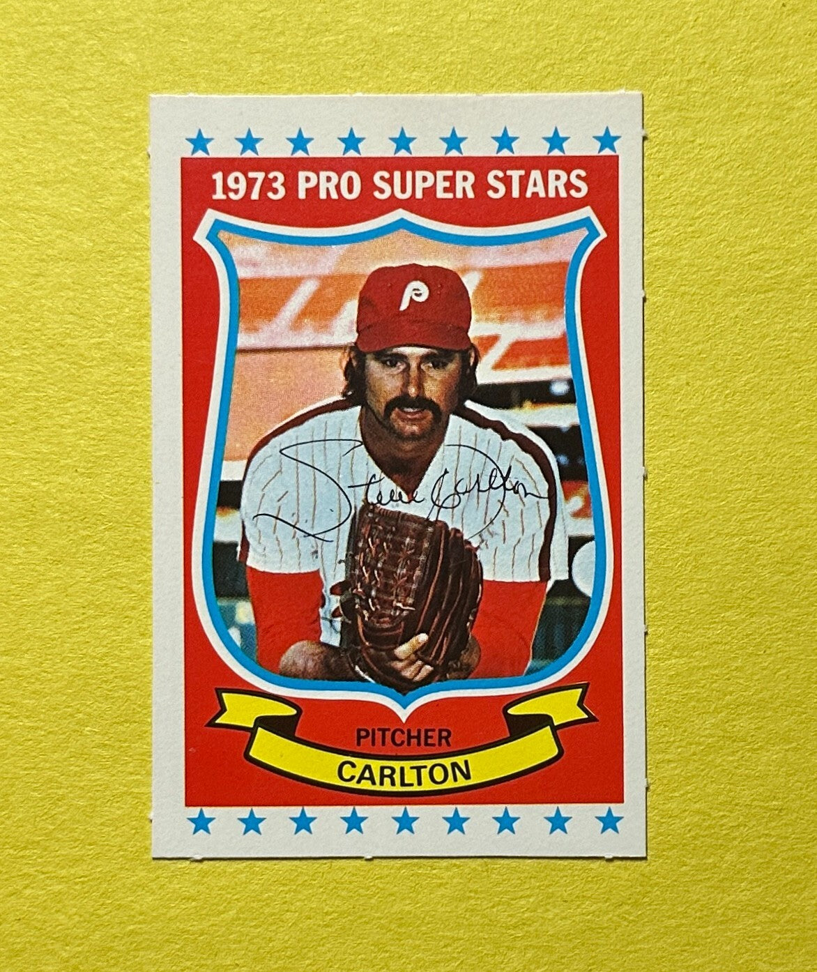 1973 KELLOG'S BASEBALL STEVE CARLTON #7 PHILLIES HOF