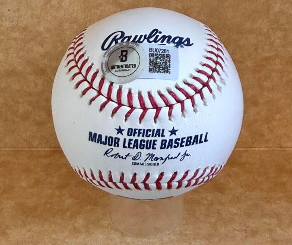 GEORGE MITTERWALD CUBS 74-77   SIGNED AUTOGRAPHED M.L. BASEBALL BECKETT AUTH 