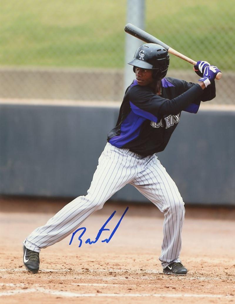 JORDAN PATTERSON COLORADO ROCKIES SIGNED AUTOGRAPHED 8x10 PHOTO W/COA