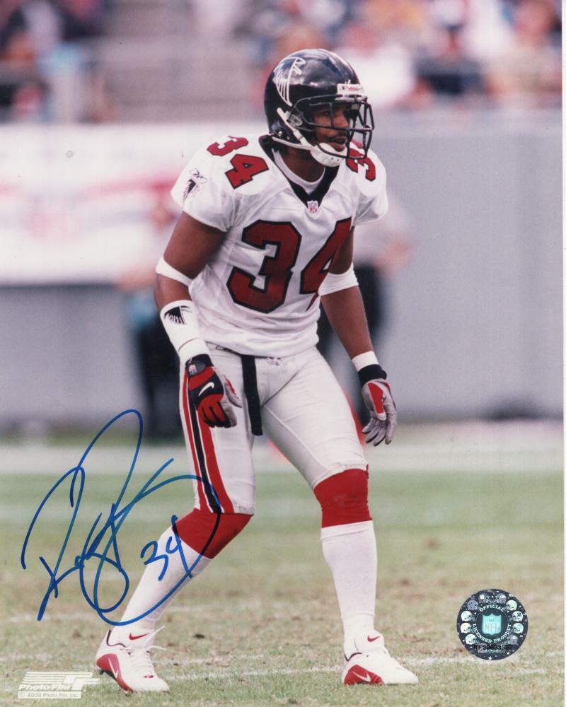 RAY BUCHANAN ATLANTA FALCONS BACKFILED SIGNED AUTOGRAPHED  8X10 PHOTO W/ COA