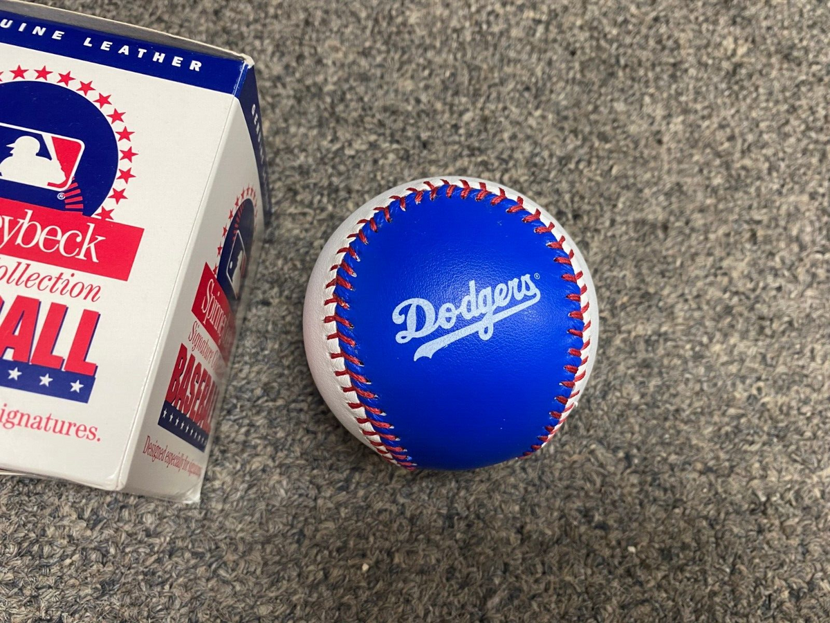 VINTAGE SPINNEYBECK COOPERTOWN COLLECTION LA DODGERS SOUVENIR BASEBALL W/BOX