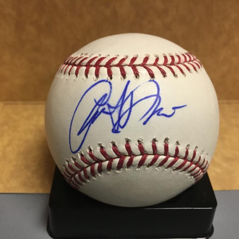 GRANT DESME OAKLAND A'S AFL MVP M.L. SIGNED BASEBALL W/COA