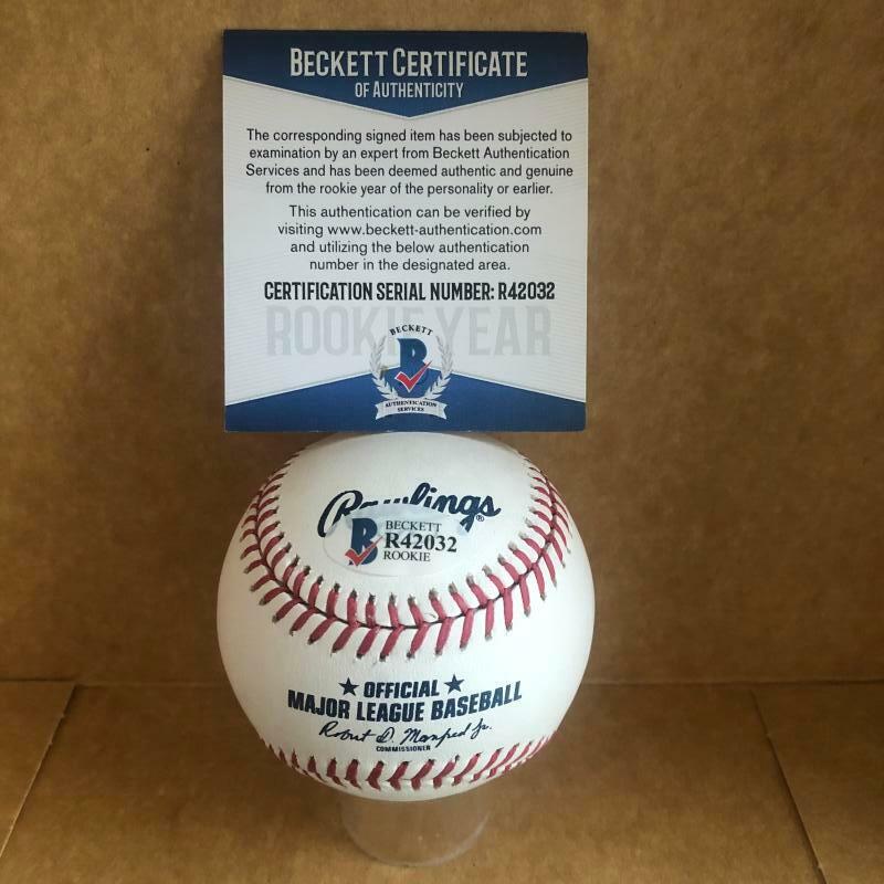 LUIS GARCIA PHILADELPHIA PHILLIES ROOKIE YEAR SIGNED AUTOGRAPHED M.L. BASEBALL B