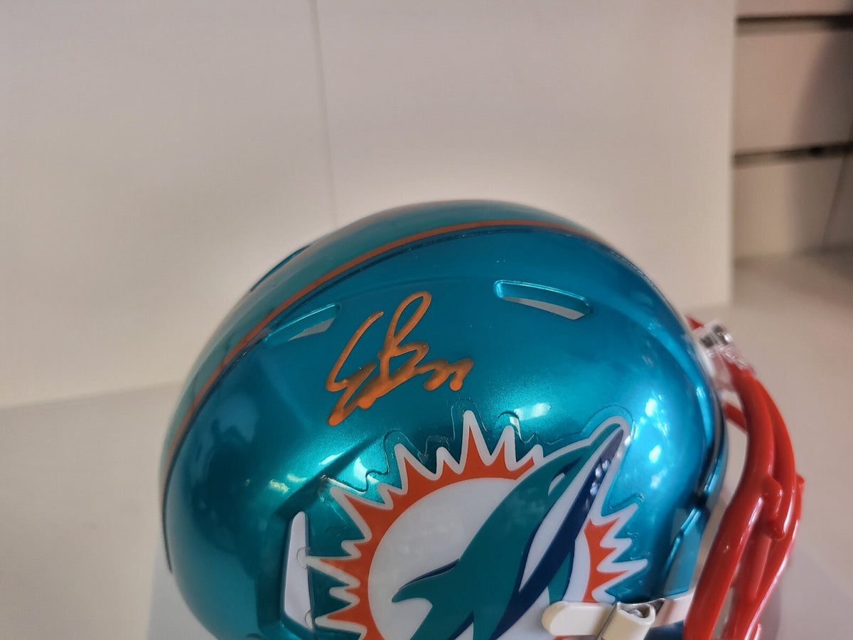 ETHAN BONNER MIAMI DOLPHINS SIGNED AUTOGRAPH SPEED RIDDELL MINI HELMET JSA COA