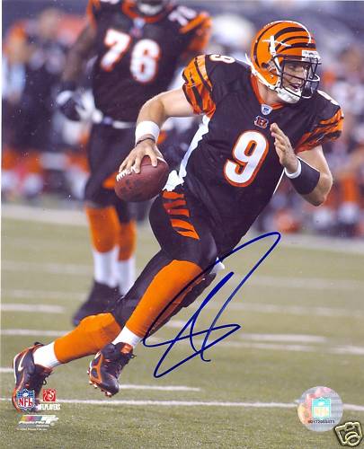 CARSON PALMER CINCINNATI BENGALS SIGNED 8X10 PHOTO COA