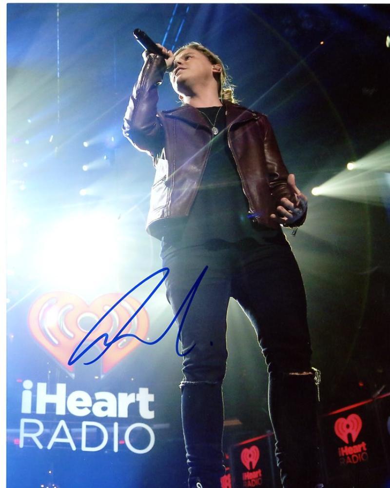CONRAD SEWELL SINGER PERFORMING SIGNED AUTOGRAPHED 8x10 PHOTO W/COA