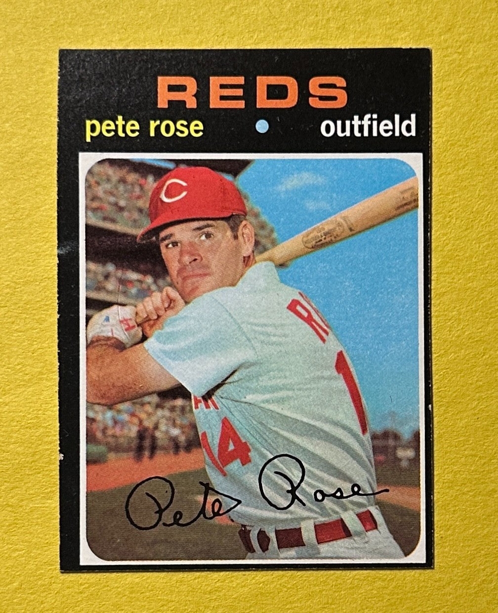 1971 TOPPS PETE ROSE #100 REDS