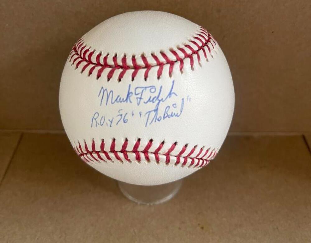 MARK FIDRYCH ROY 76 "THE BIRD"  SIGNED AUTOGRAPHED M.L. BASEBALL BECKETT AUTH
