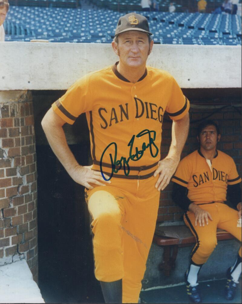 ROGER CRAIG  PADRES SIGNED AUTOGRAPHED 8X10 PHOTO W/ COA
