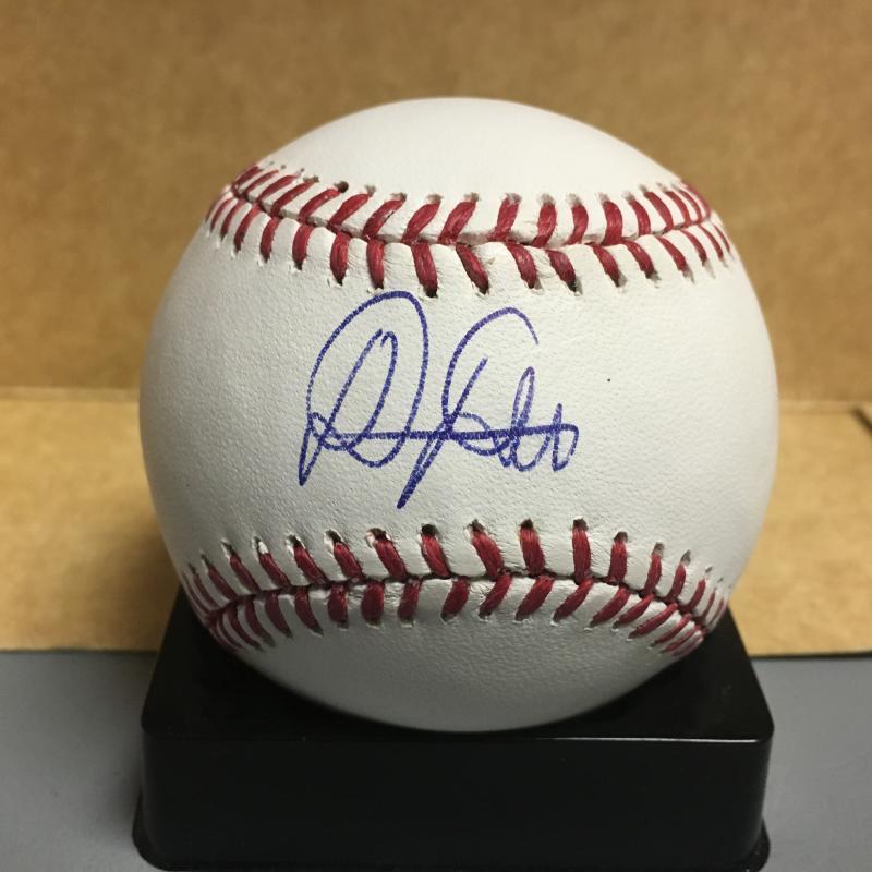 DARIUS DAY TEXAS RANGERS M.L. SIGNED BASEBALL W/COA