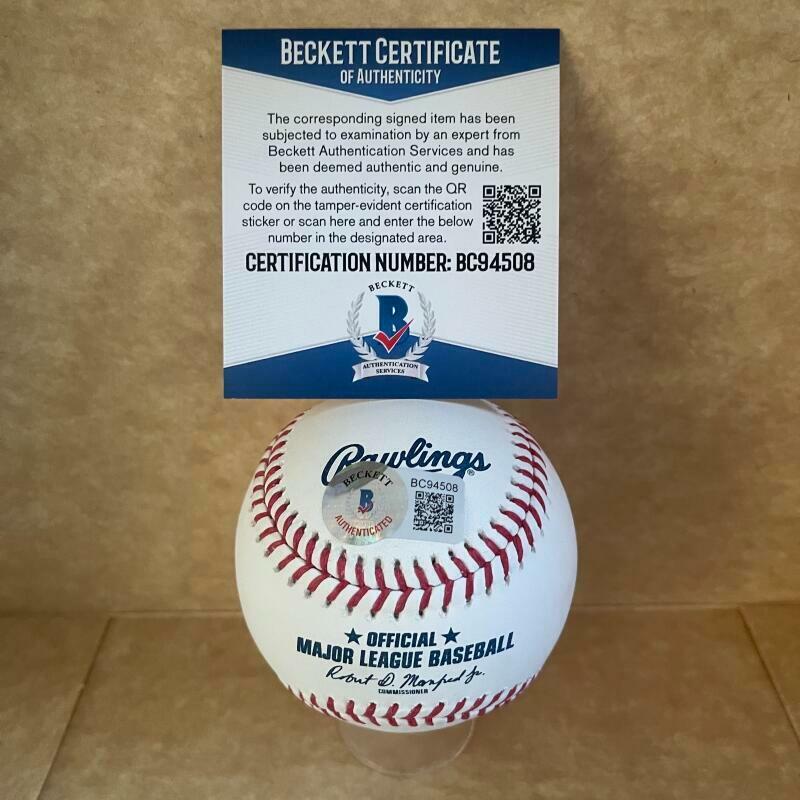 HOWARD JOHNSON 84 WORLD CHAMPS  SIGNED AUTO M.L. BASEBALL BAS BC94508
