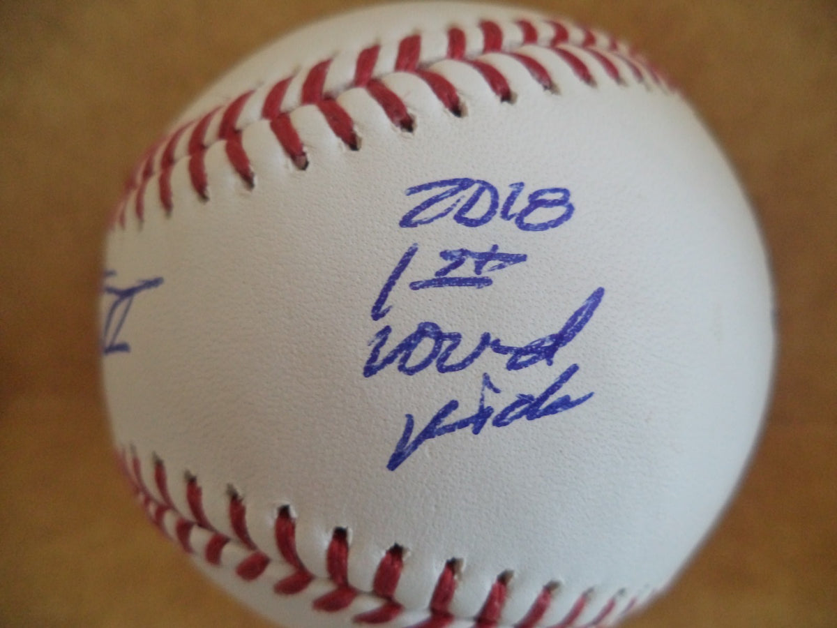 ANTHONY  SEIGLER YANKEES 1ST RD PICK ROOKIE YEAR SIGNED ML BALL BECKETT R01070