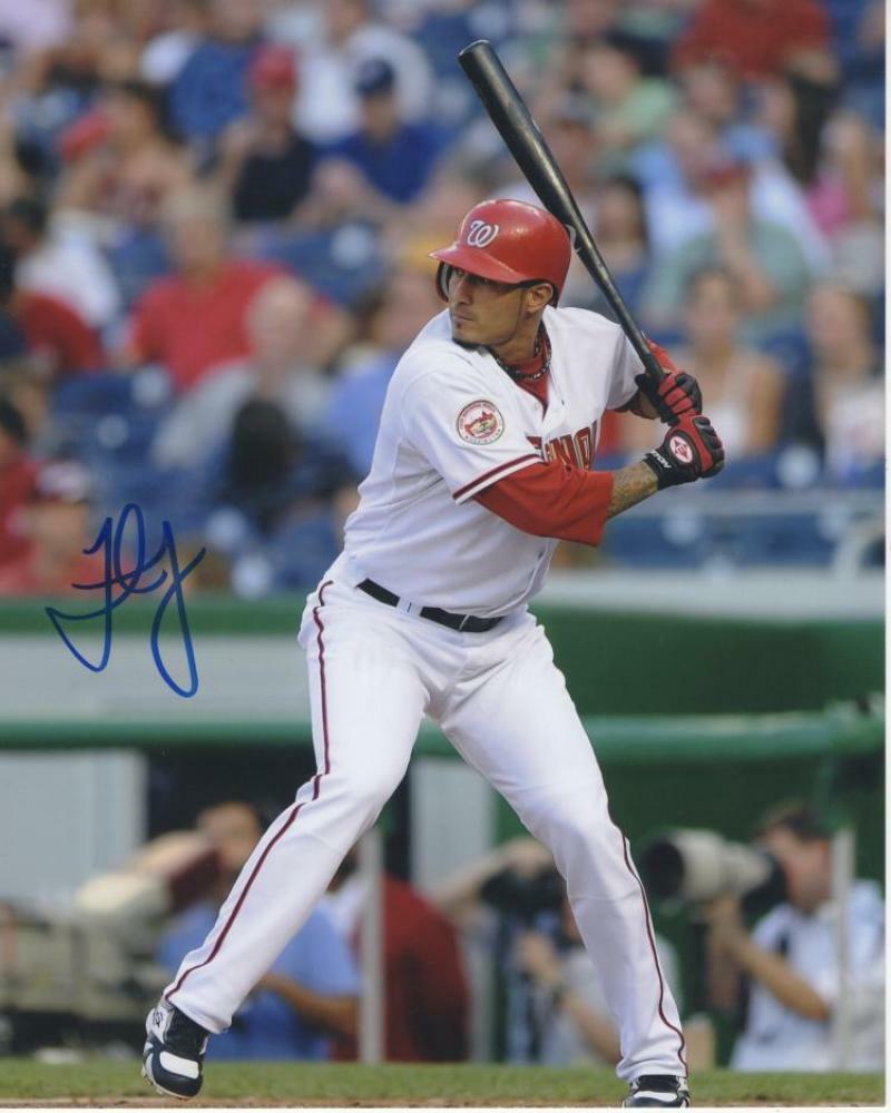 FELIPE LOPEZ WASHINGTON NATIONALS SIGNED AUTOGRAPHED 8X10 W/COA