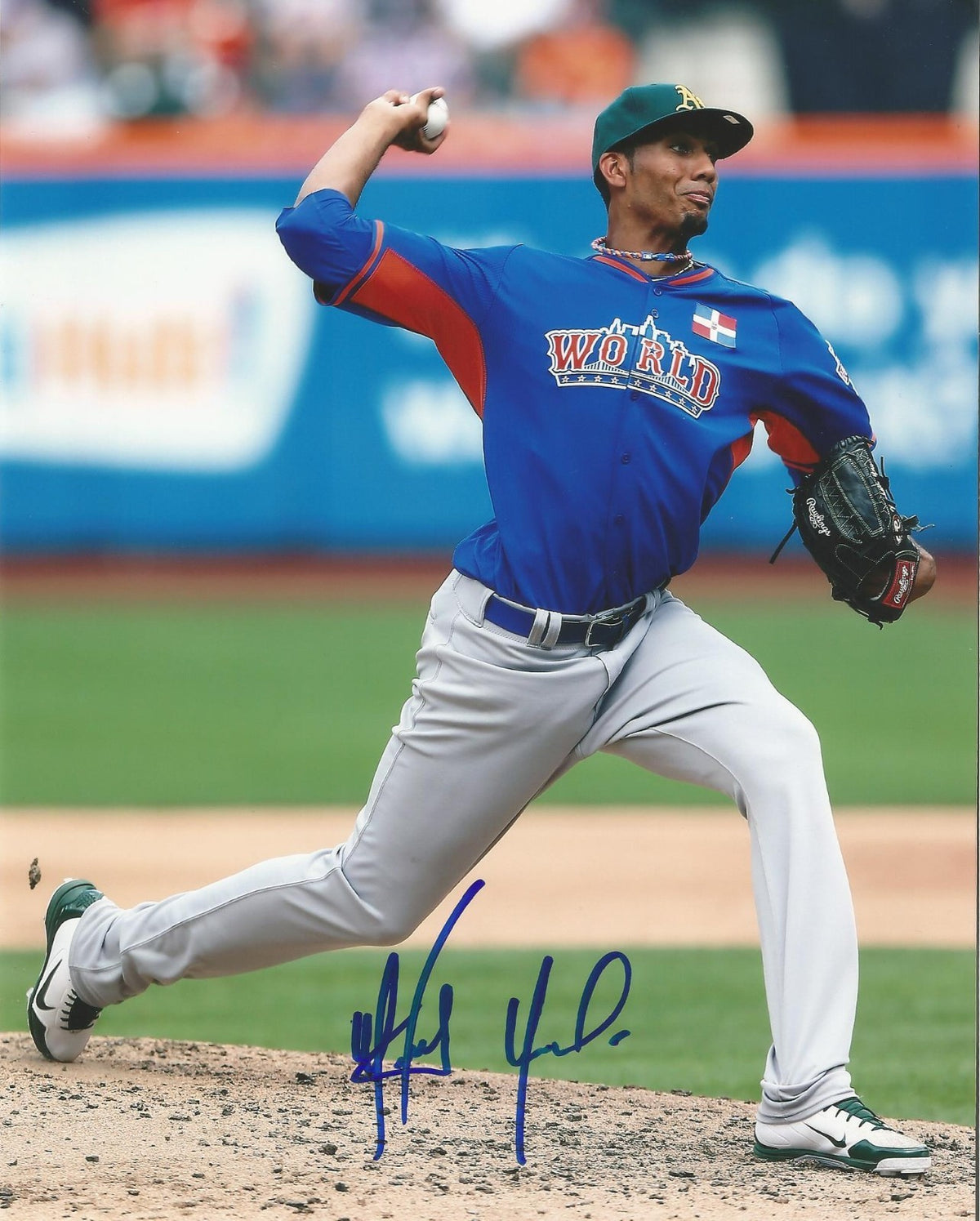 MICHAEL YNOA OAKLAND ATHLETICS AUTOGRAPHED SIGNED 8X10 PHOTO W/COA