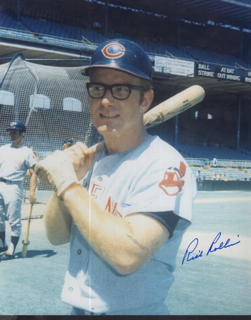 RICH ROLLINS CLEVELAND  SIGNED AUTOGRAPHED 8X10 PHOTO W/ COA