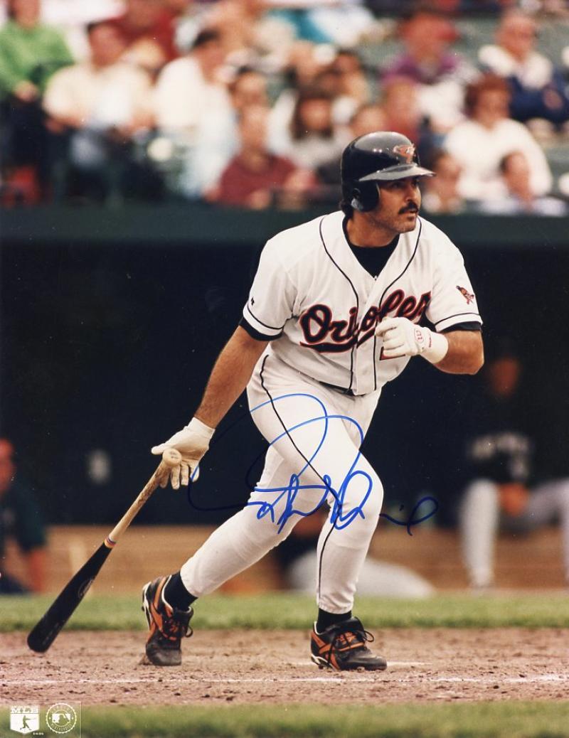 RAFAEL PALMEIRO BALTIMORE ORIOLES SIGNED 8X10 PHOTO W/COA 