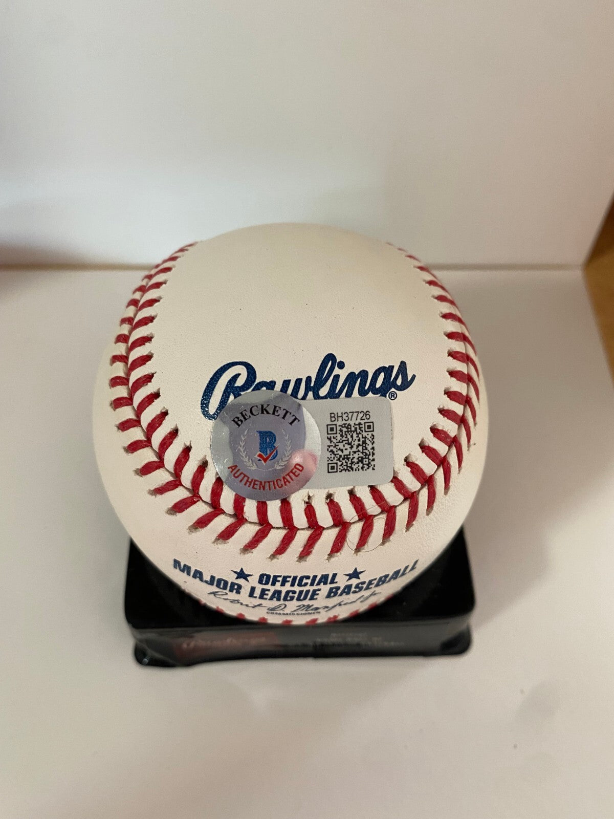 JUSTIN TURNER DODGERS/BLUE JAYS SIGNED AUTOGRAPHED M.L. BASEBALL BECKETT !