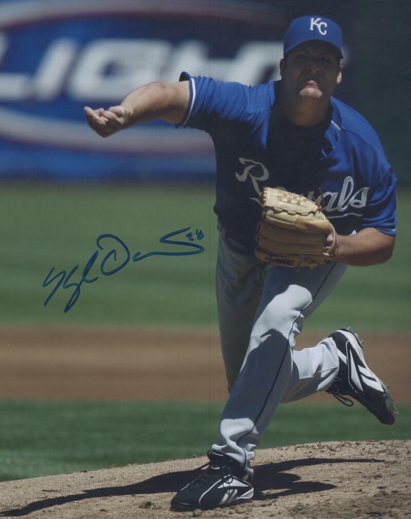 KYLE DAVIES KANSAS CITY ROYALS  SIGNED AUTOGRAPHED  8X10 PHOTO W/ COA