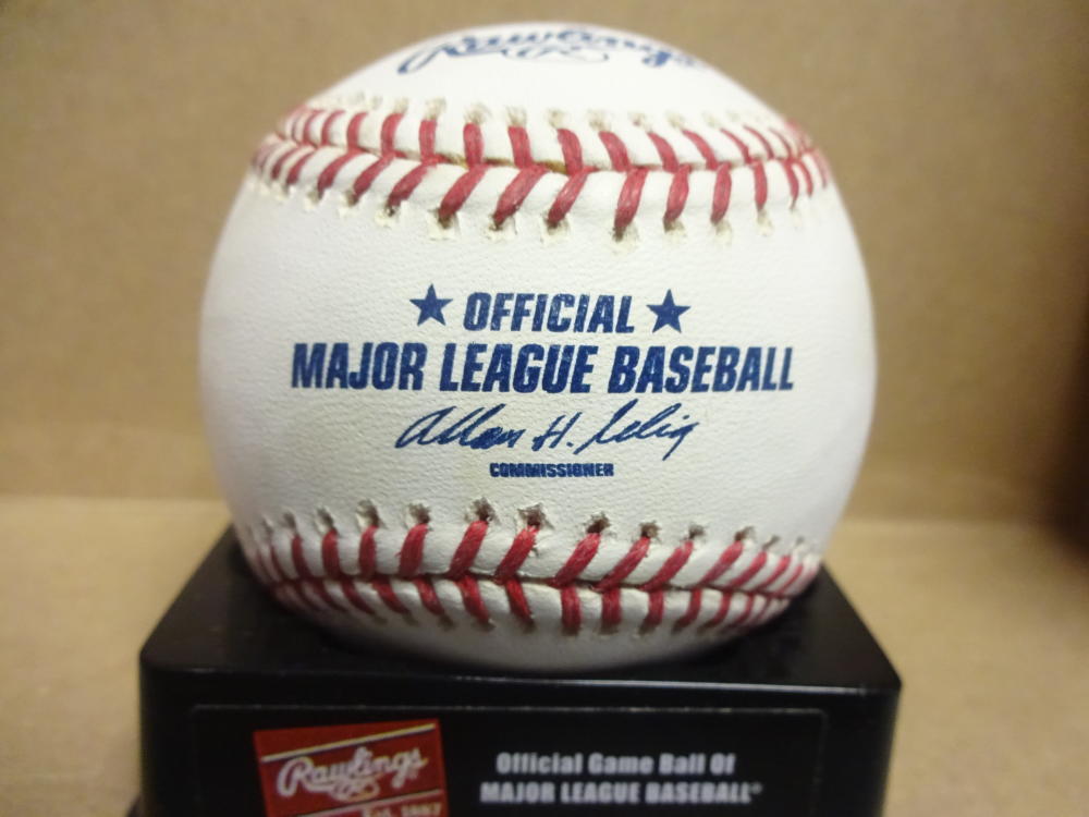 MIKE HARKEY CHICAGO CUBS/YANKEES/A'S/DODGERS SIGNED M.L. BASEBALL W/COA