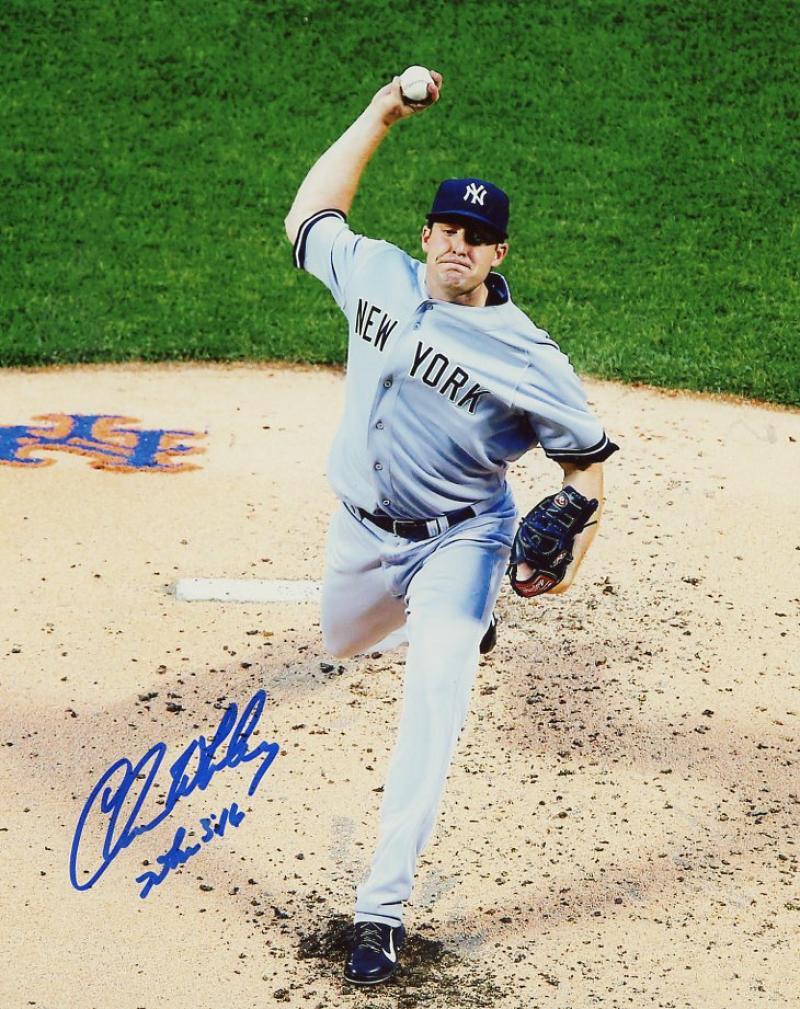 CHASE WHITLEY NEW YORK YANKEES ACTION SIGNED AUTOGRAPHED 8X10 PHOTO W/COA