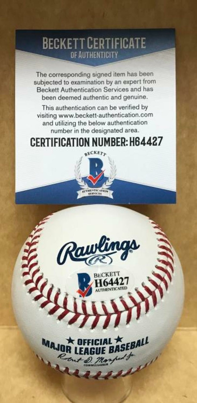 NICK SENZEL CINCINNATI REDS SIGNED AUTOGRAPHED M.L. BASEBALL BECKETT H64427