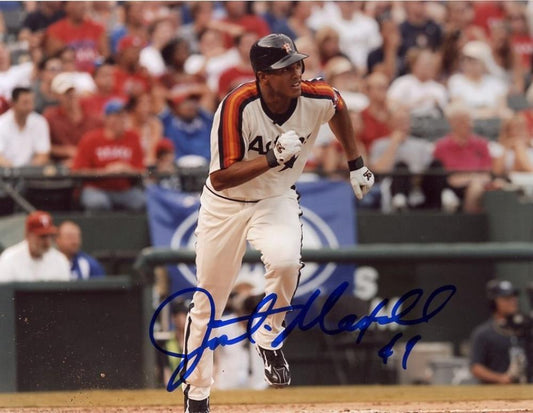 JUSTIN MAXWELL HOUSTON ROCKETS SIGNED AUTOGRAPHED 8X10 W/COA 