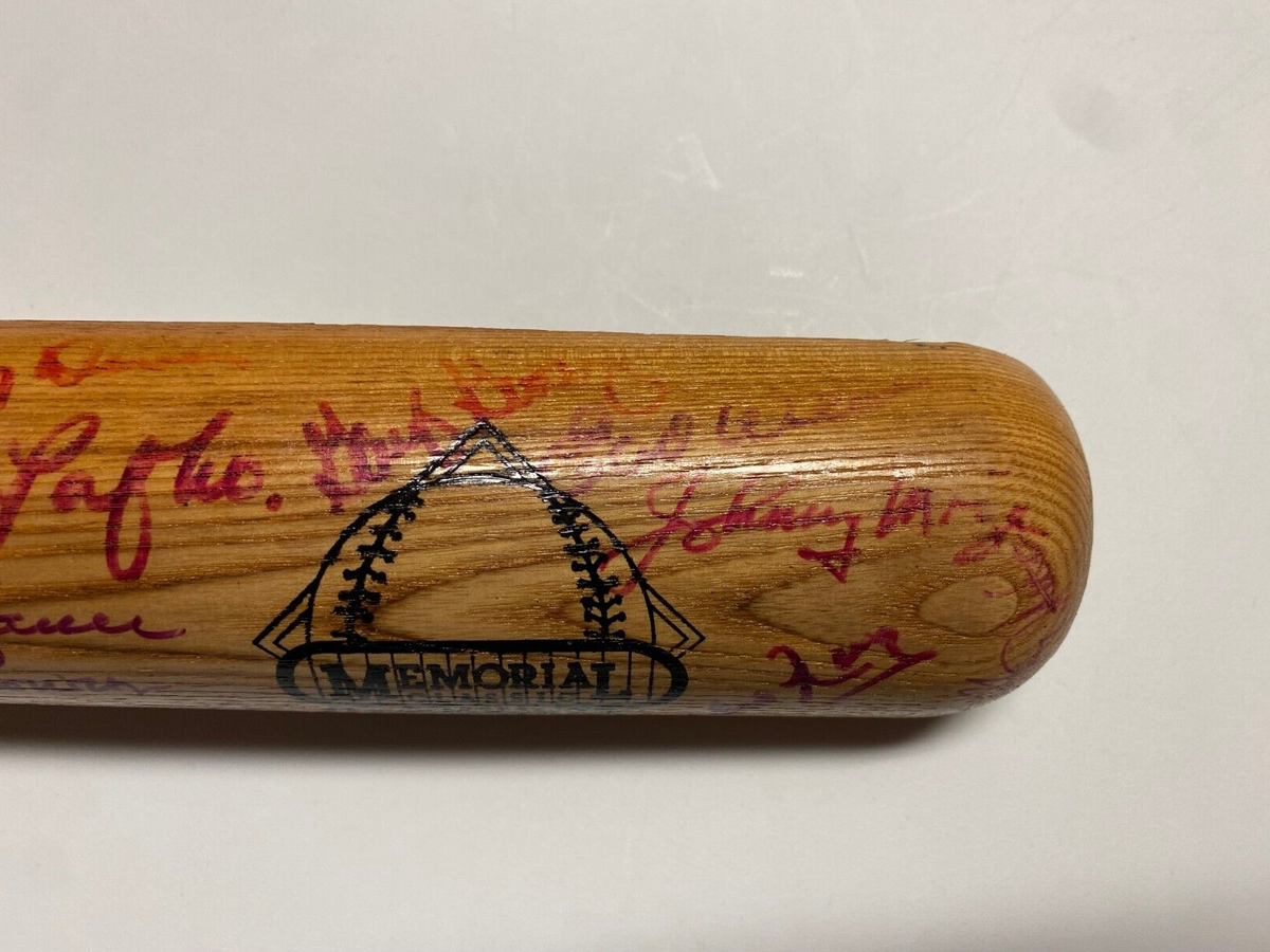 MLB GREATS MULTI SIGNED AUTOGRAPH LV SLUGGER MEMORIAL CLASSICS SPLIT BAT COA *