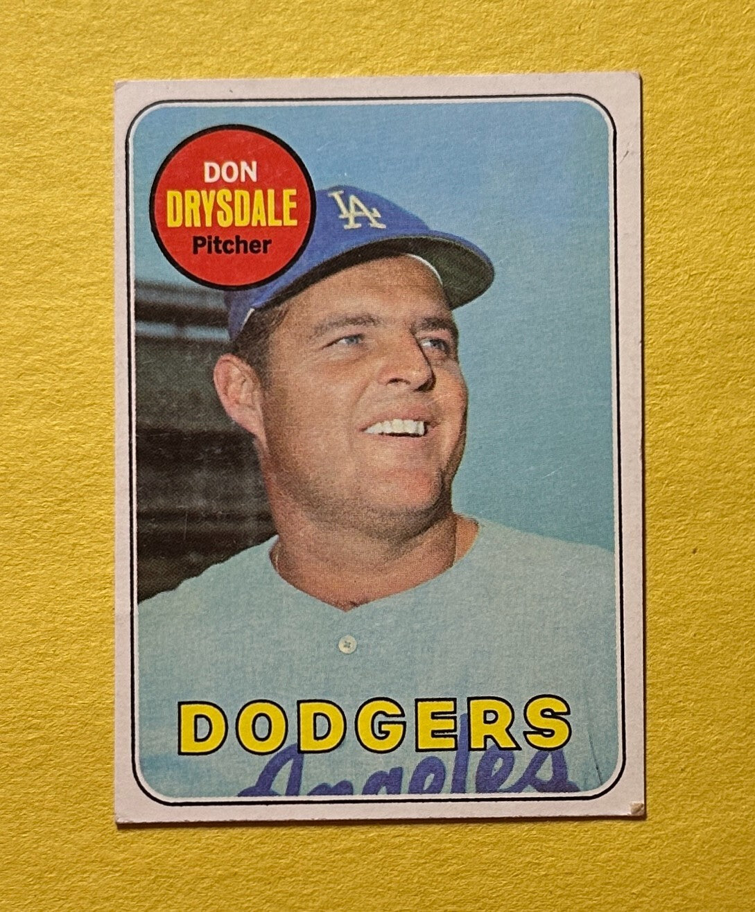 1969 TOPPS DON DRYSDALE #400 DODGERS HOF