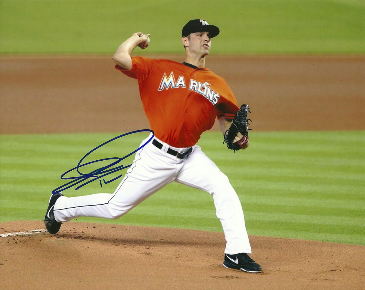JACOB TURNER MIAMI MARLINS SIGNED AUTOGRAPHED 8x10 PHOTO W/COA