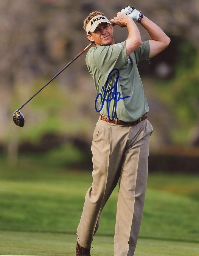 LEE JANZEN GOLF SIGNED AUTOGRAPHED 8X10 W/COA