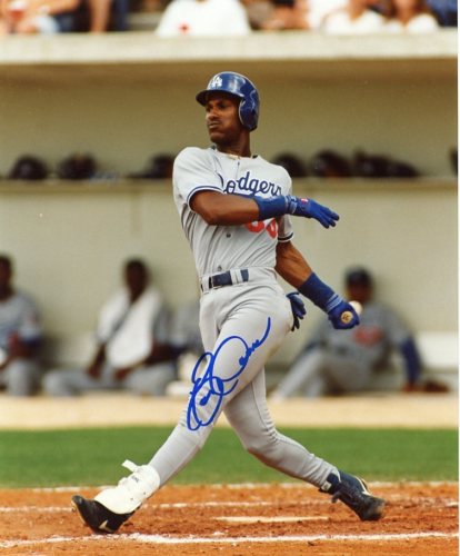 ERIC DAVIS LOS ANGELES DODGERS SIGNED 8X10 PHOTO W/COA