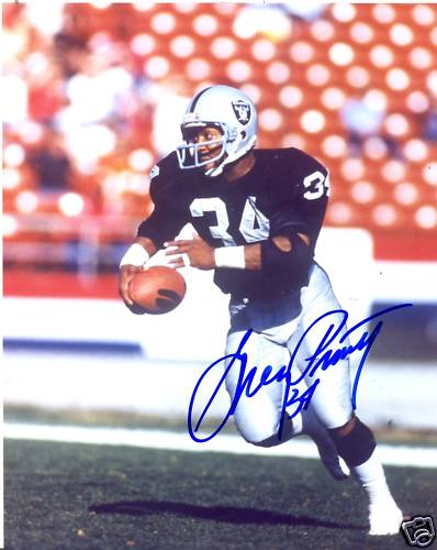 GREG PRUITT OAKLAND RAIDERS SIGNED 8X10 PHOTO W/COA