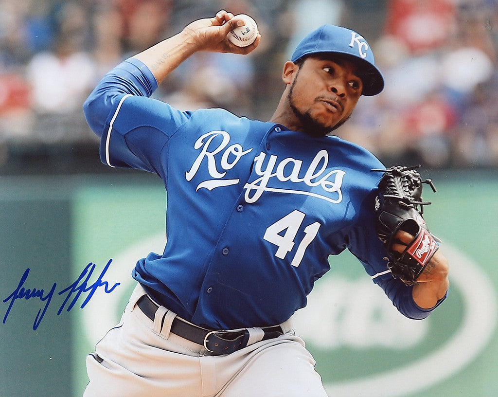 JEREMY  JEFFRESS    KC  ROYALS     SIGNED 8X10  PHOTO