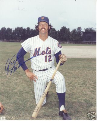 JACK HEIDEMANN NEW YORK METS SIGNED 8X10 PHOTO W/COA