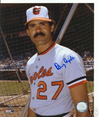 BENNY AYALA BALTIMORE ORIOLES SIGNED 8X10 PHOTO W/COA