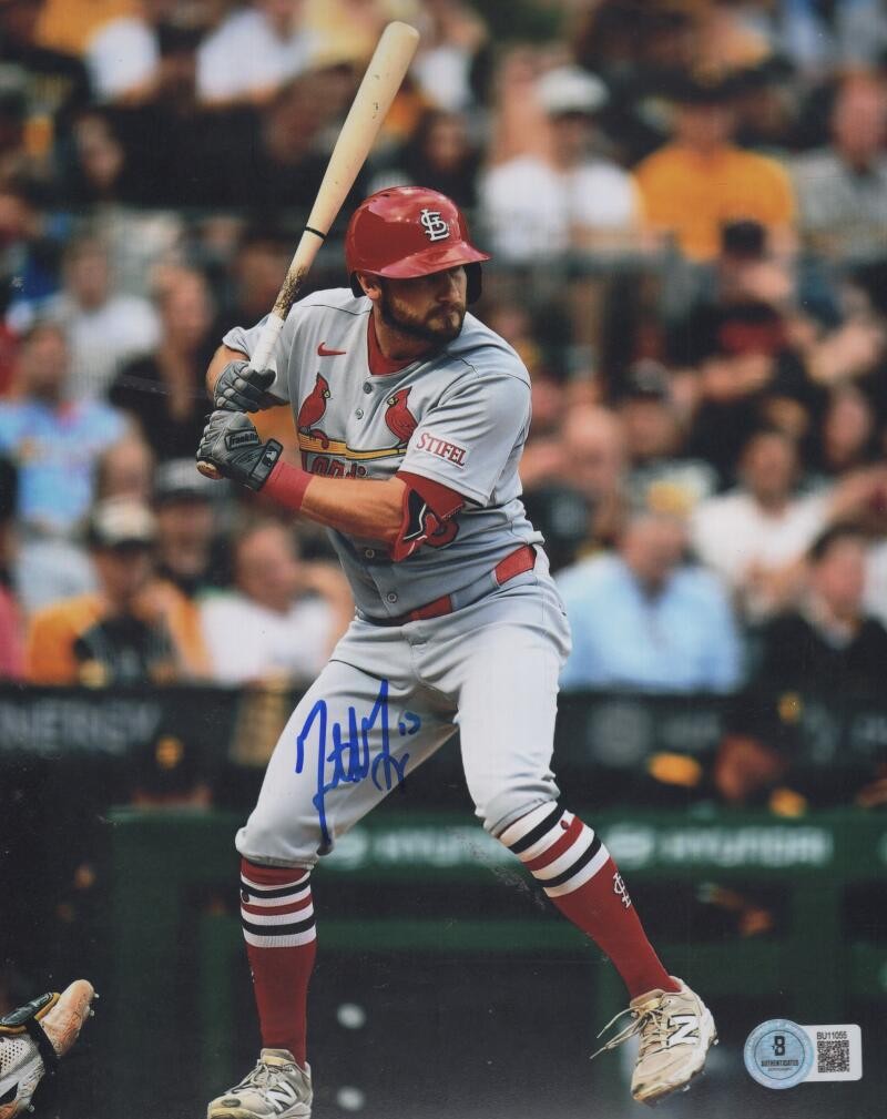 GARRETT HAMPSON ST. LOUIS CARDINALS SIGNED AUTOGRAPHED 8X10 PHOTO BECKETT AUTH