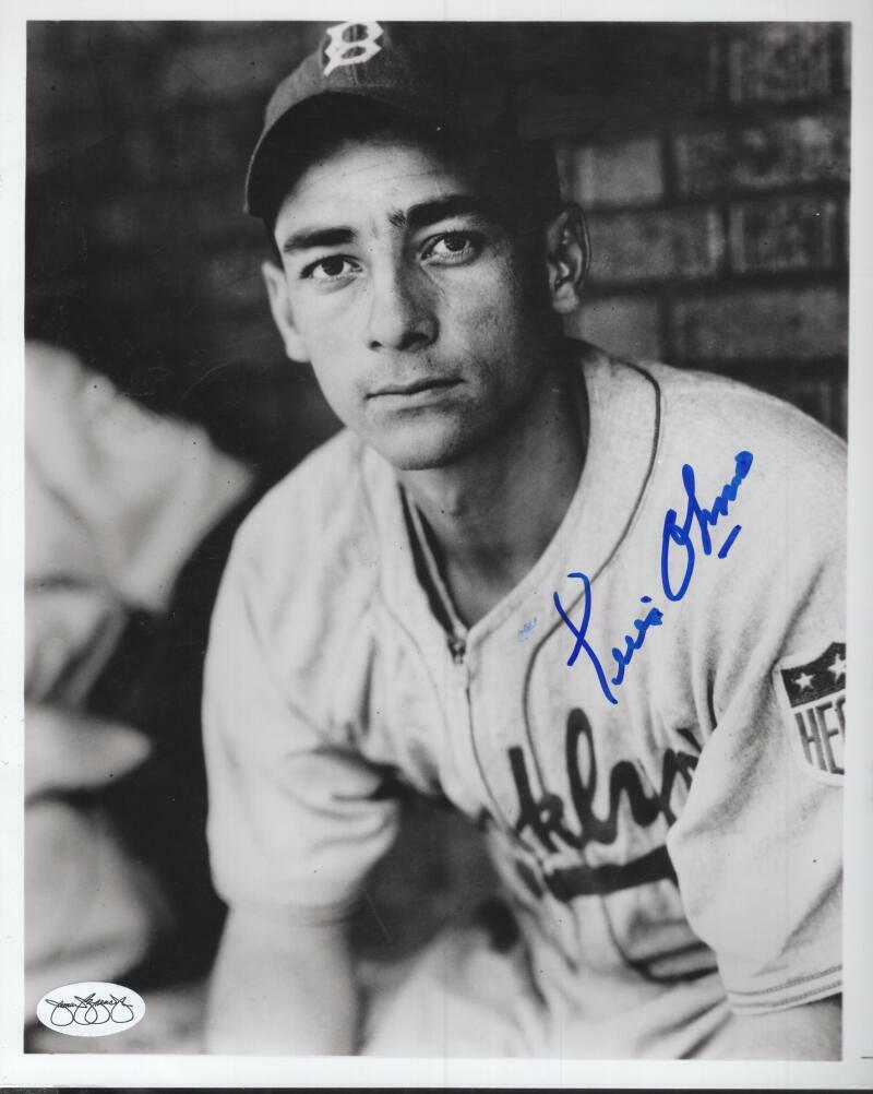 LUIS OLMO BROOKLYN DODGERS  JSA SOA SIGNED AUTOGRAPHED 8X10 PHOTO W/ COA
