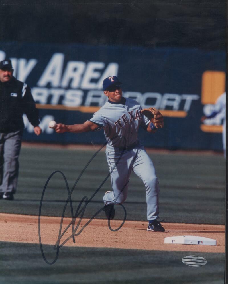 ALEX RODRIGUEZ TEXAS RANGERS SIGNED AUTOGRAPHED 8X10 STEINER CERTIFICATE