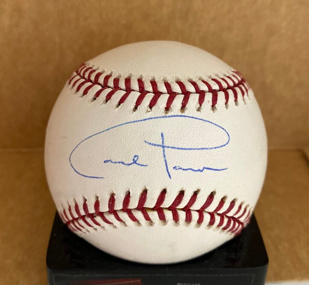 CARL PAVANO RED SOX MARLINS SIGNED AUTOGRAPHED M.L BASEBALL BAS BECKETT