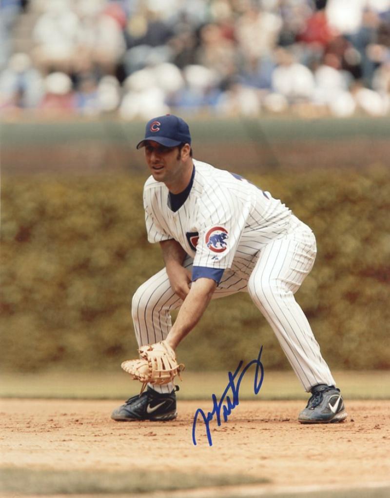 JOHN MABRY 1ST BASE CHICAGO CUBS SIGNED AUTOGRAPHED 8X10 PHOTO W/COA