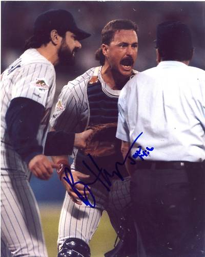 BRIAN HARPER MINNESOTA TWINS SIGNED 8X10 PHOTO W/COA