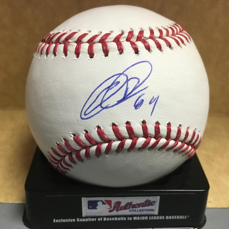 EMILIO BONAFACIO BRAVES/CUBS M.L. SIGNED BASEBALL W/COA